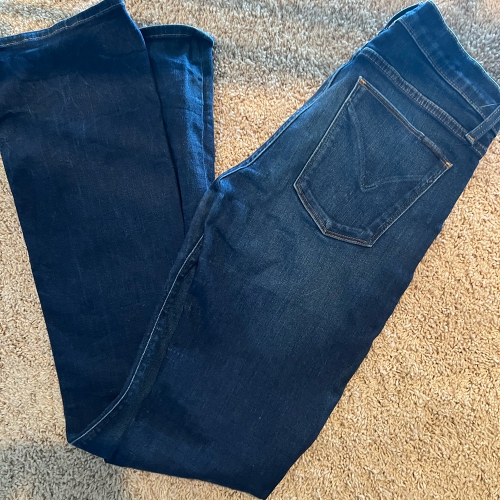 Hudson Jeans Dark Blue Straight Leg Women's Jeans